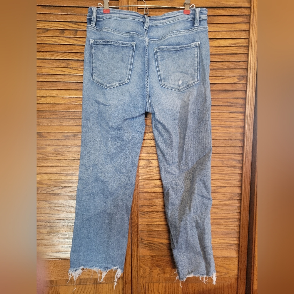 Lovervet By Vervet Women's Distressed Blue Jeans Size 32/15 - Picture 2 of 6